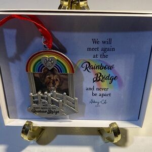 Rainbow Bridge Pet Memorial Ornament